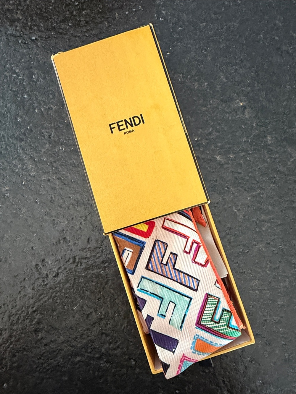 Fendi Cream Silk reversible